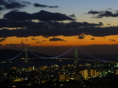 夕暮 VS 夜景