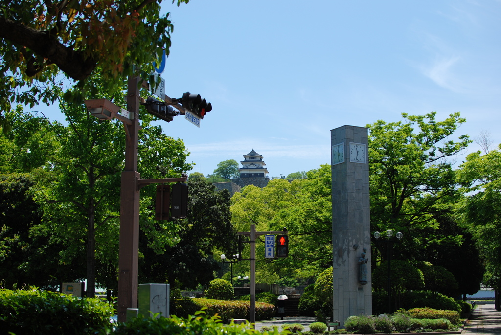 山上城へ