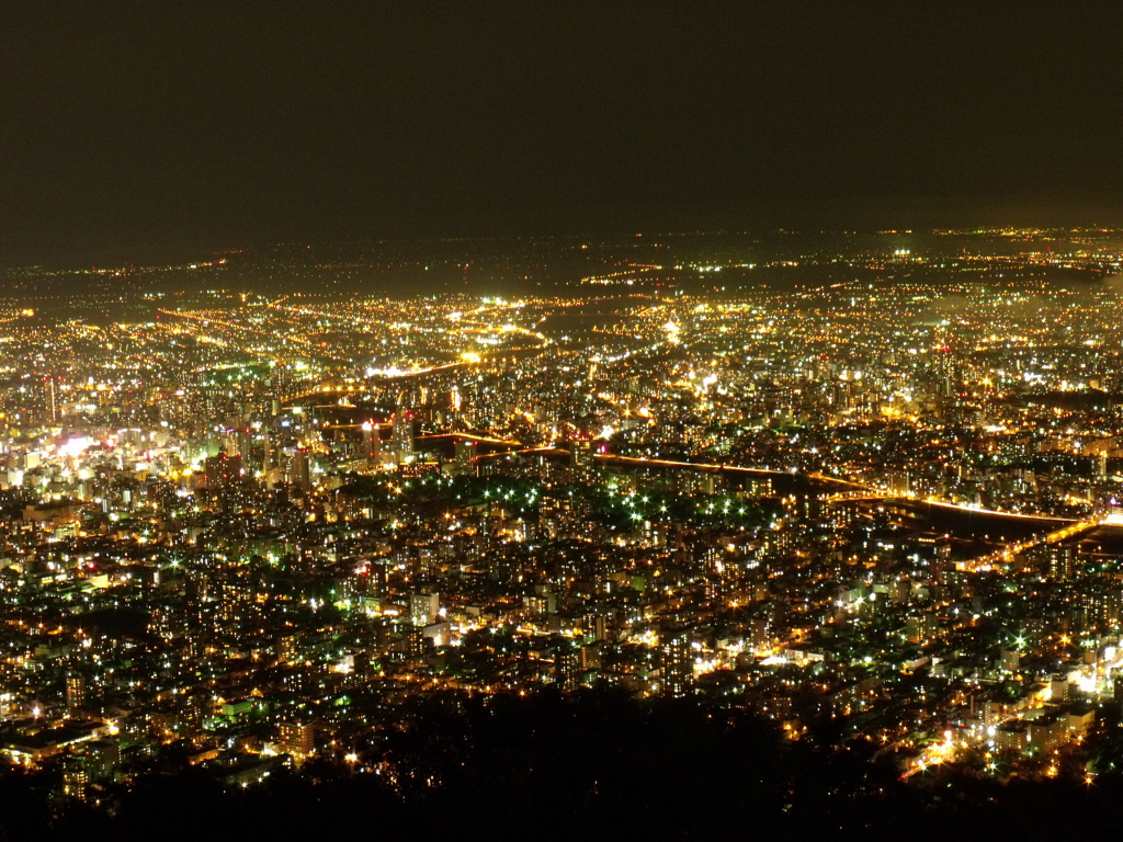 札幌藻岩山からの夜景05