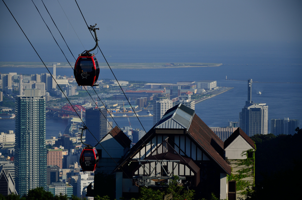 ロープーウェイと景色
