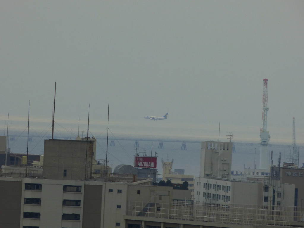 神戸空港へのランディング③