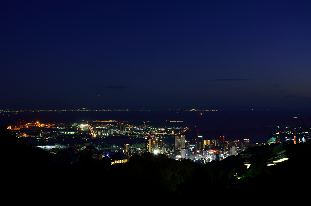 ハーブ園からの夜景