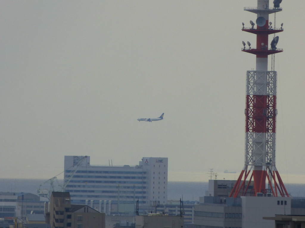 神戸空港へのランディング①