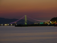 須磨海岸の夕日07