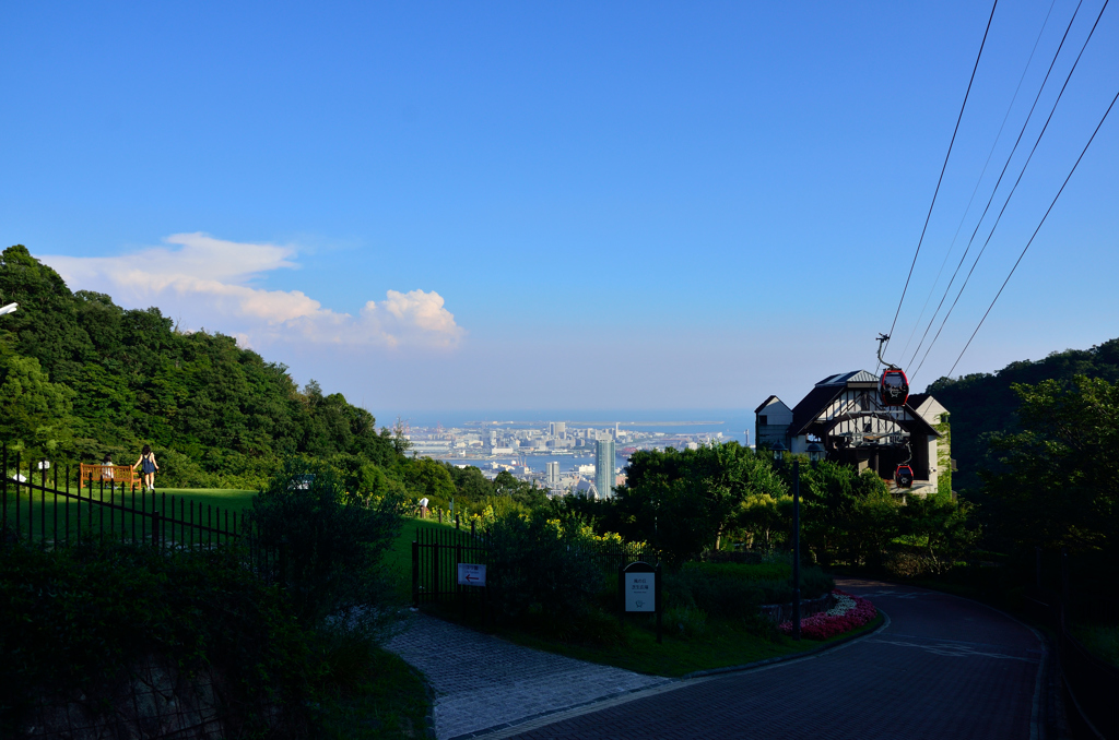 神戸市街一望