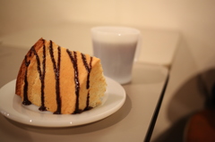 カフェmugsのシフォンケーキ