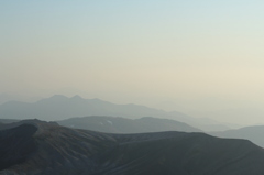 お釜からの山々
