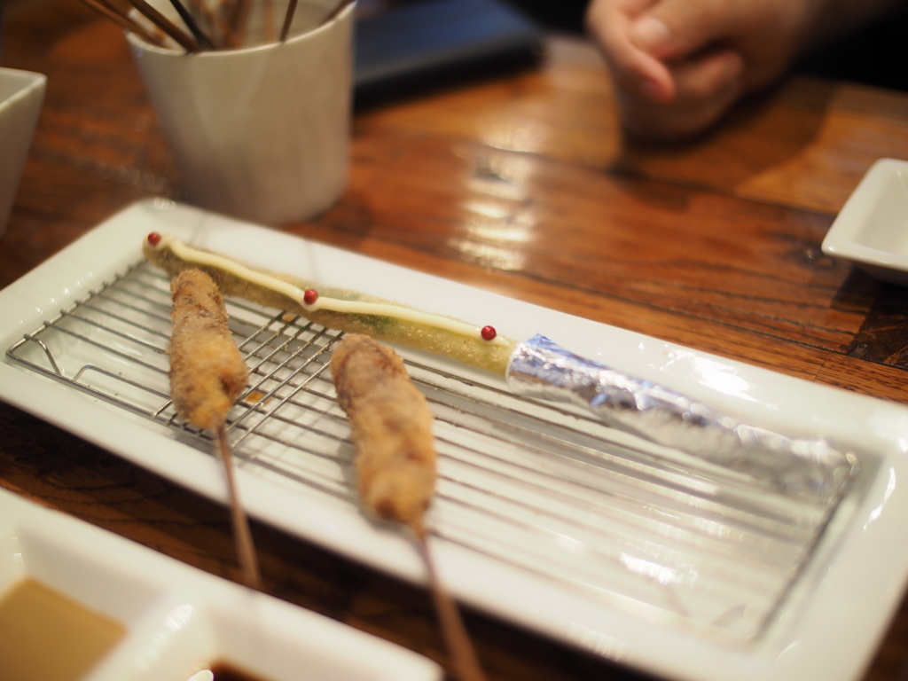 牛でなくアスパラピンクペッパー