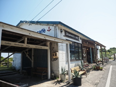 海カフェ玄関