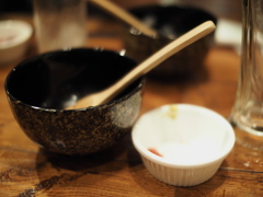 写すのを忘れて食べたコースのだし茶漬け！