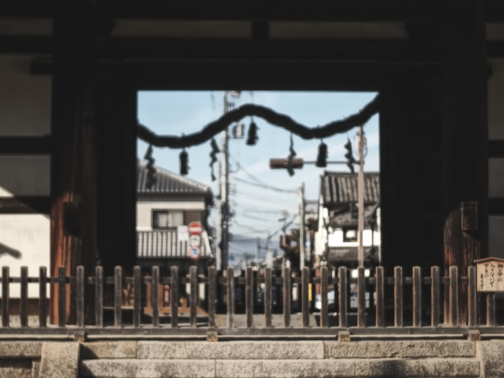 転害門から奈良界隈を