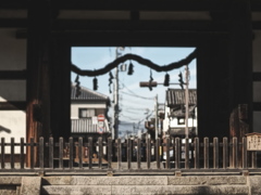 転害門から奈良界隈を