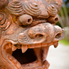 Okinawan lion statues