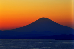 江ノ島から富士山