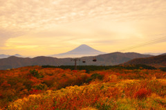 大涌谷からの富士山