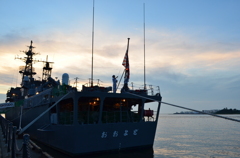20120715 DE231おおよど 自衛艦旗降納