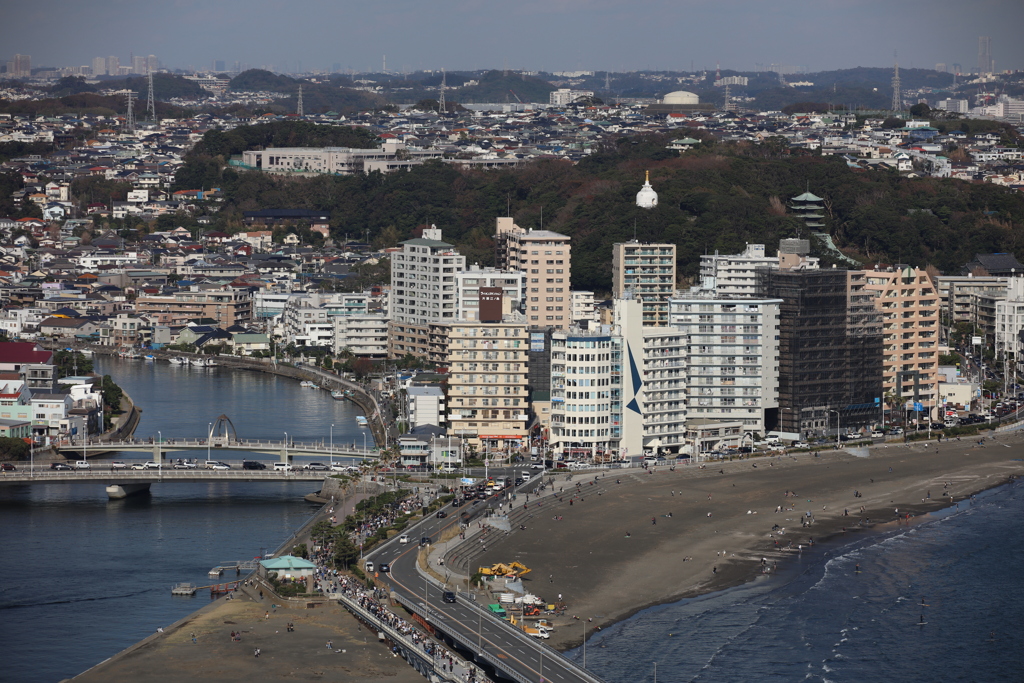 江ノ島の展望台から