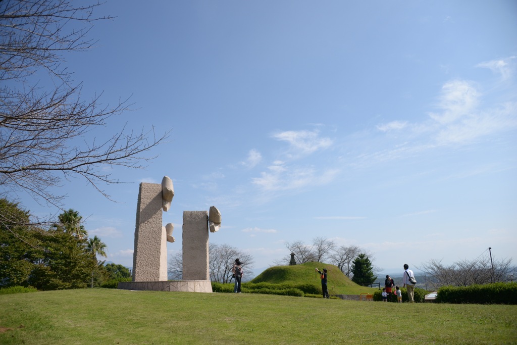 石のかざぐるま（熊本県山鹿市）