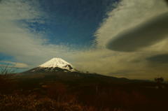 富士と吊るし雲