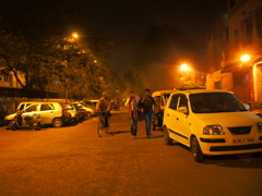night in india