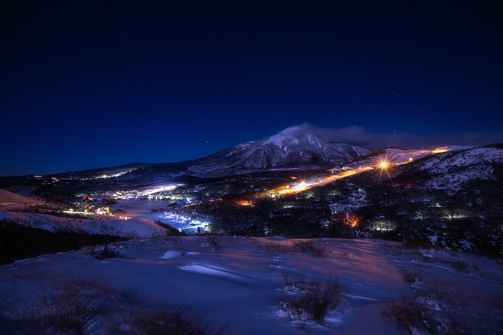 白樺湖畔夜景