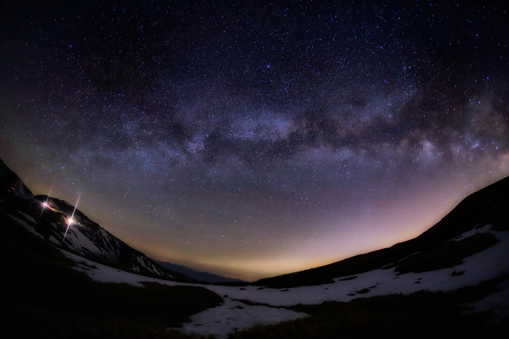 峠に架かる星の橋