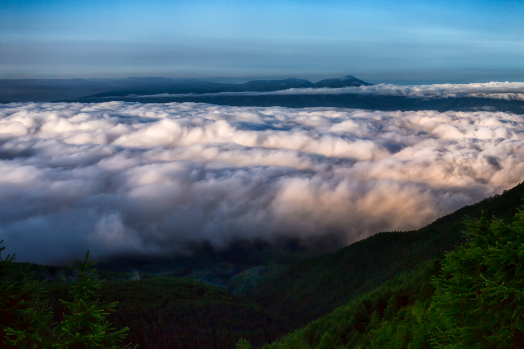 雲海の厚さ