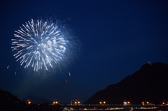 城下町の花火大会、、、