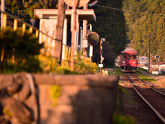 夕暮れ列車
