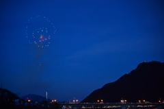城下町の花火大会、
