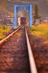 夕暮れ列車、