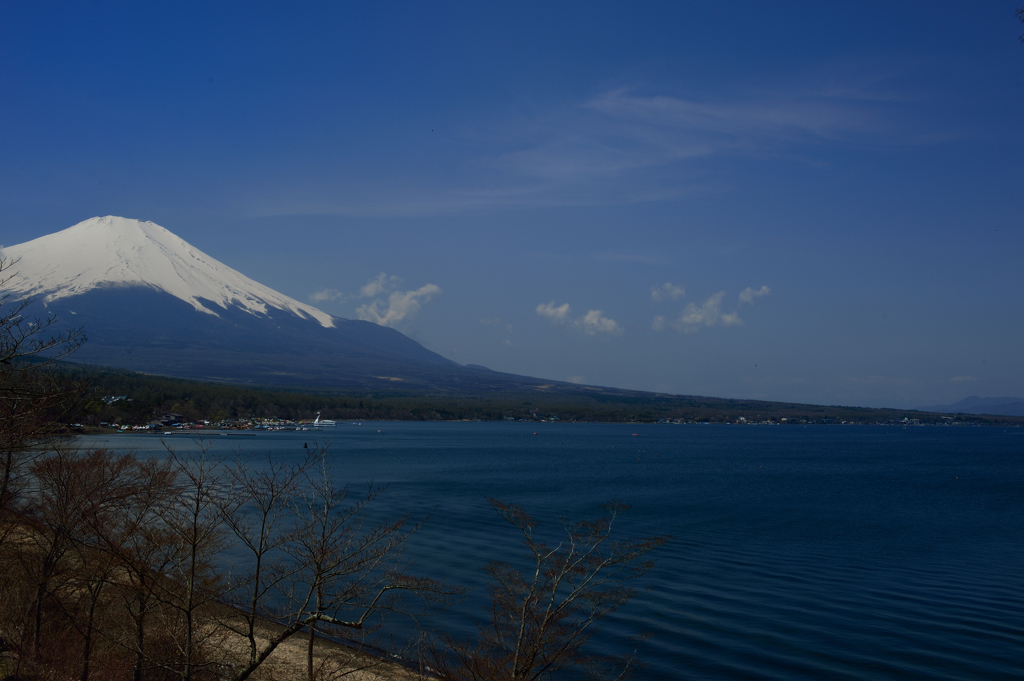山中湖・夕焼けの渚より