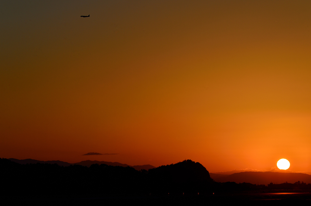 岐阜基地上空