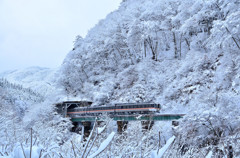 あっという間に雪国