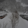 深雪　静寂　ディーゼルの響き