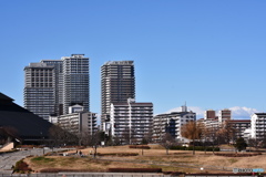 汐入公園半景