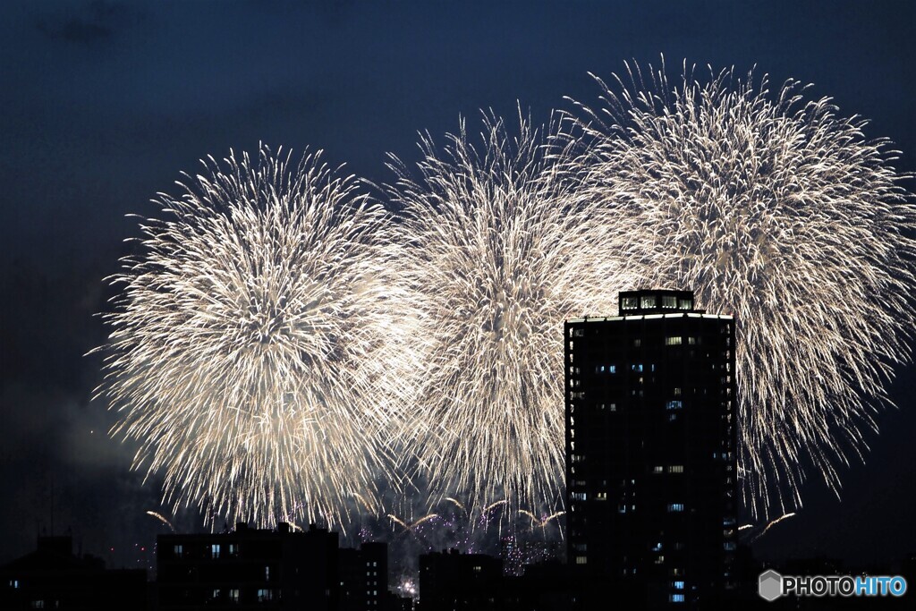 14階からの足立の花火～ⅳ