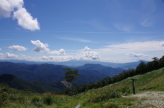 谷川岳に秋の気配ー３