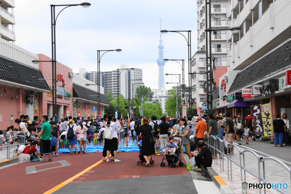 汐入鰌金魚つかみ取り大会－①