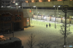 雪の汐入広場