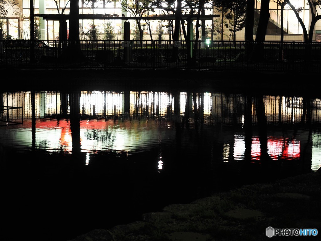 元渕江公園の夜