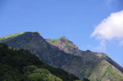 谷川岳に秋の気配