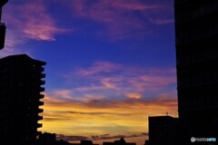 台風が残した夕焼け～②