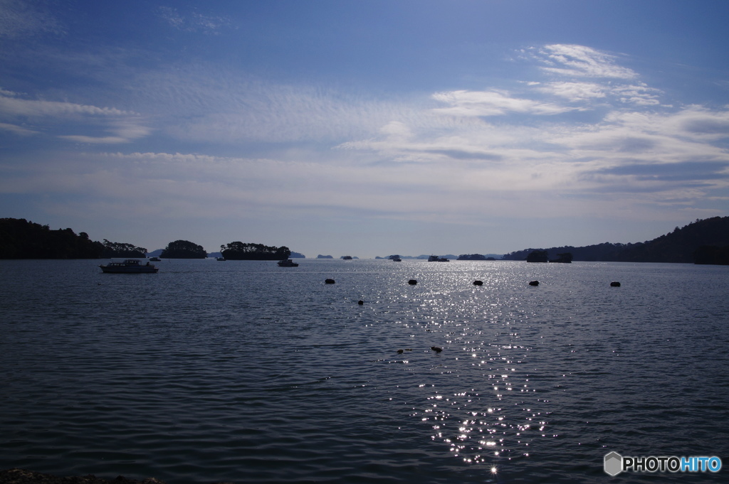 松島湾の輝き…