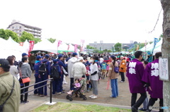 強風の中でのイベントー２