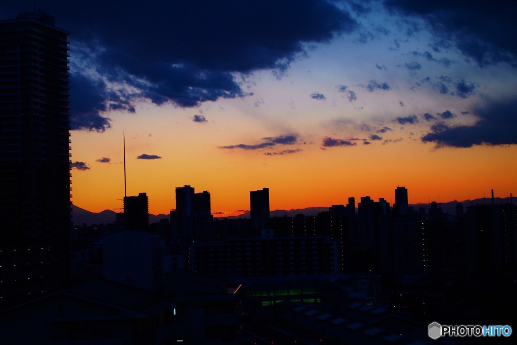汐入の夕焼けⅱ