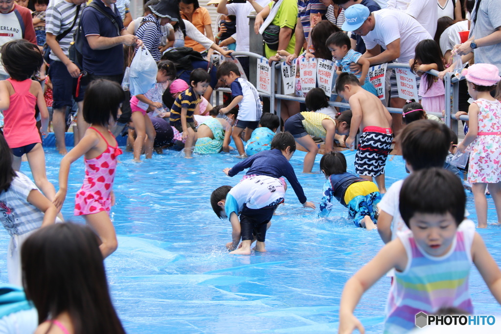 汐入鰌金魚つかみ取り大会－②