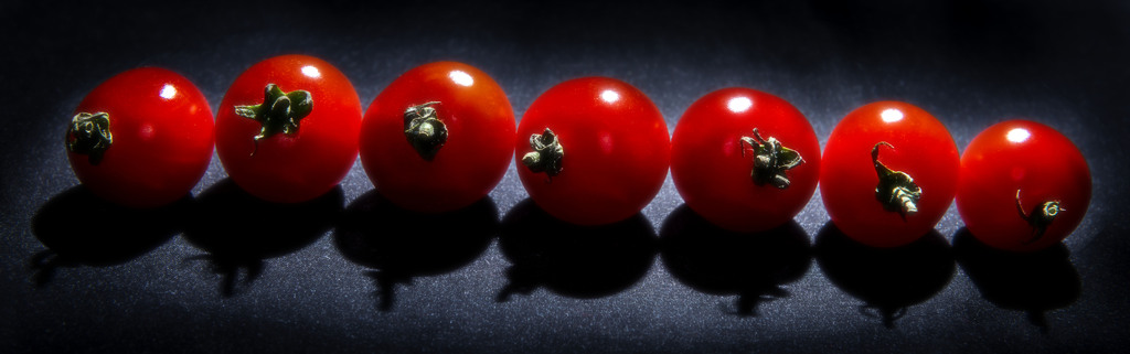 Seven tomatoes