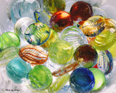 Glass toy