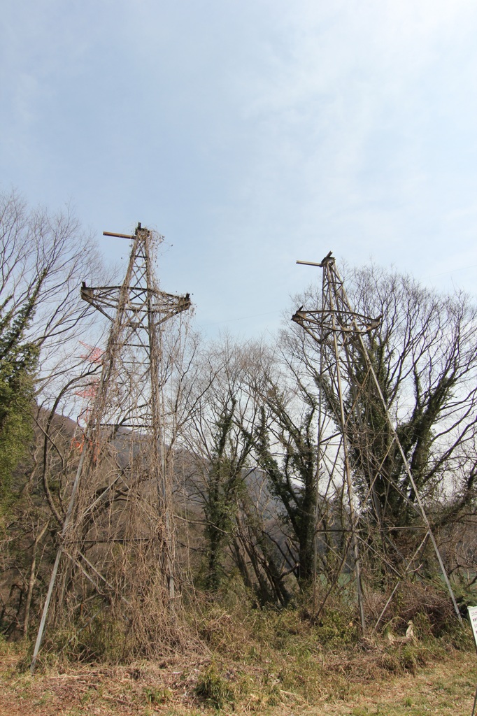旧谷村線　廃棄鉄塔